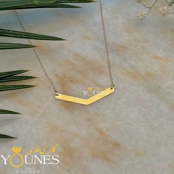 گردنبند مینیمال هفتی طلا لیزری